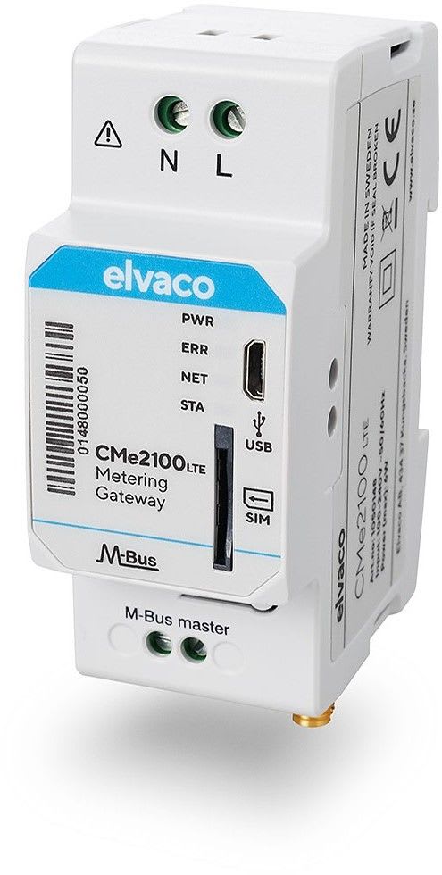 ELVACO - M-Bus Metering Gateway - CMe2100 LTE 16 mätare(16T)