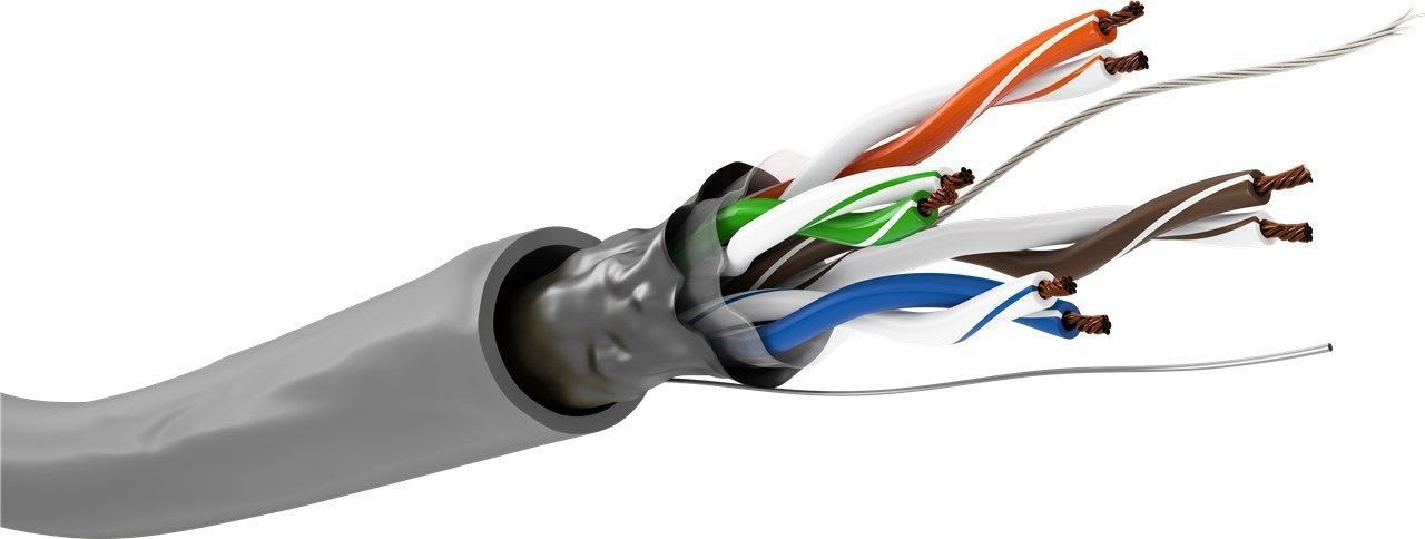 GOOBAY - Tietoverkkokaapeli - Cat5e F/UTP har K100 Eca