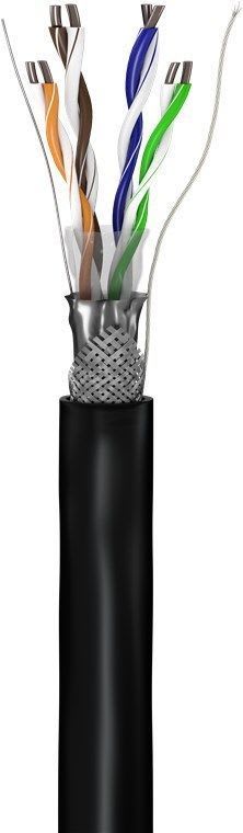 GOOBAY - Tietoverkkokaapeli - Cat5e ulk SF/UTP must K100 Fca