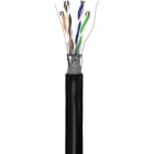 GOOBAY - Tietoverkkokaapeli - Cat5e ulk SF/UTP must K100 Fca