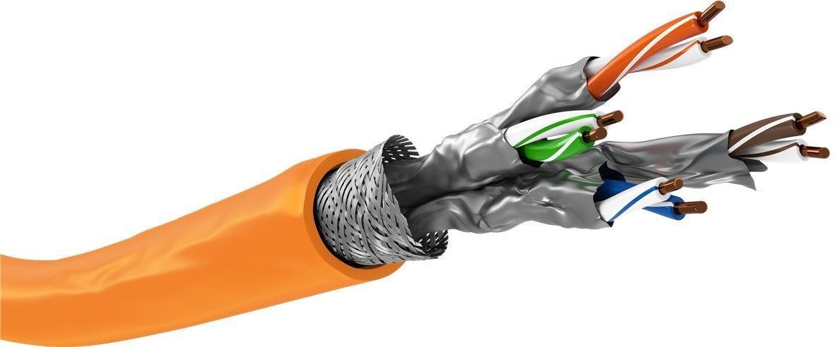 GOOBAY - Tietoverkkokaapeli - Cat7A S/FTP oran K50 Dca
