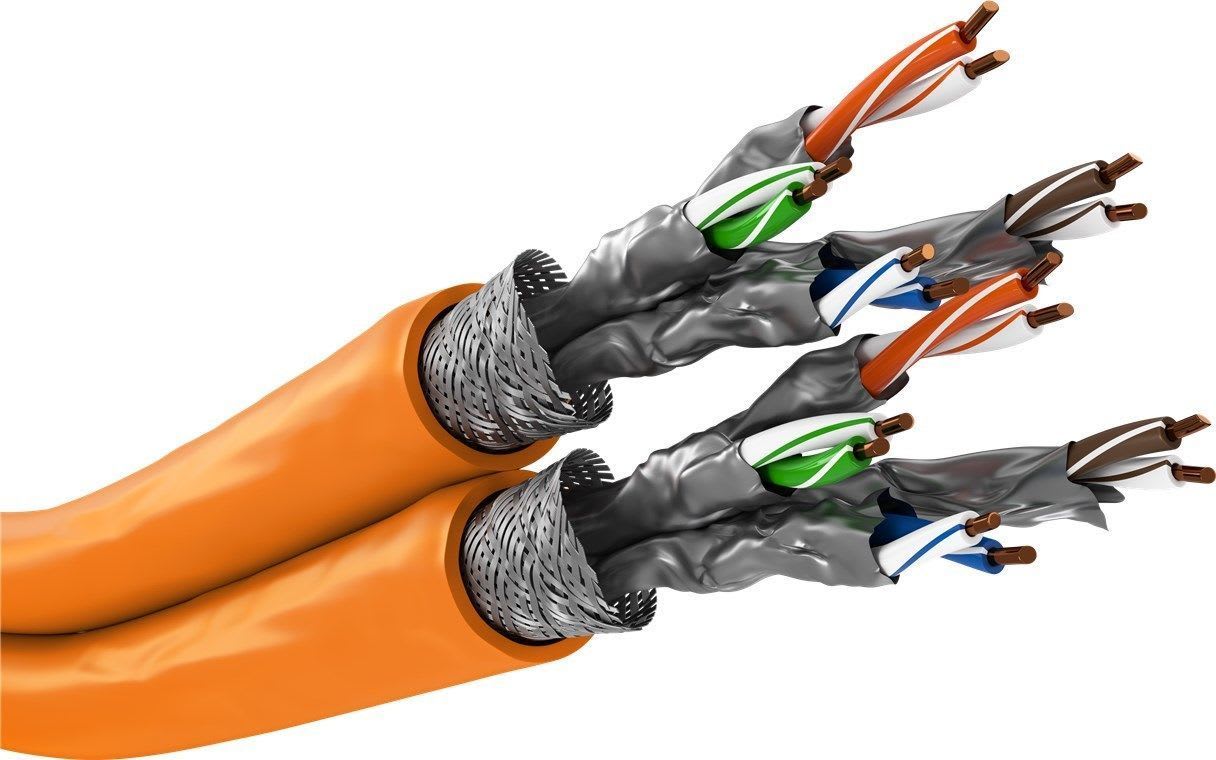 GOOBAY - Tietoverkkokaapeli - Cat7A 2x S/FTP oran K500 Dca