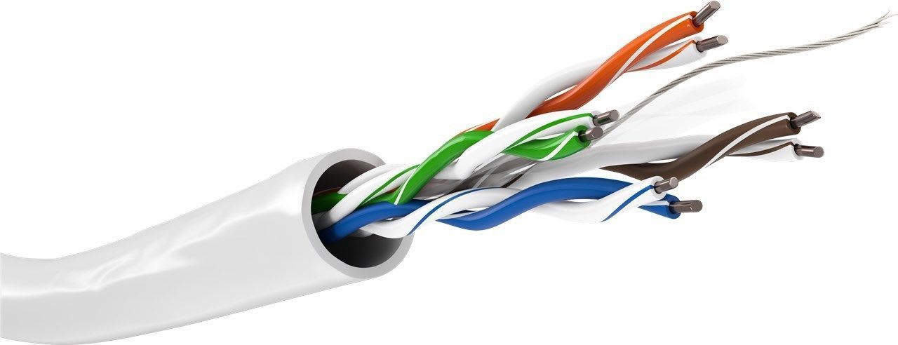 GOOBAY - Tietoverkkokaapeli - Cat6 U/UTP valk K100 Eca