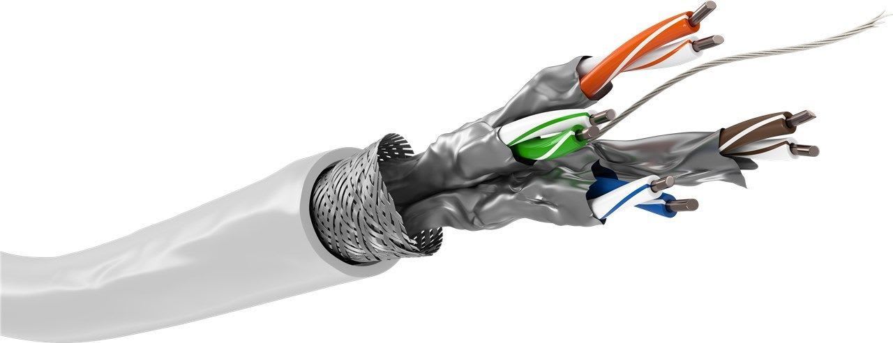 GOOBAY - Tietoverkkokaapeli - Cat6 S/FTP valk K305 Eca