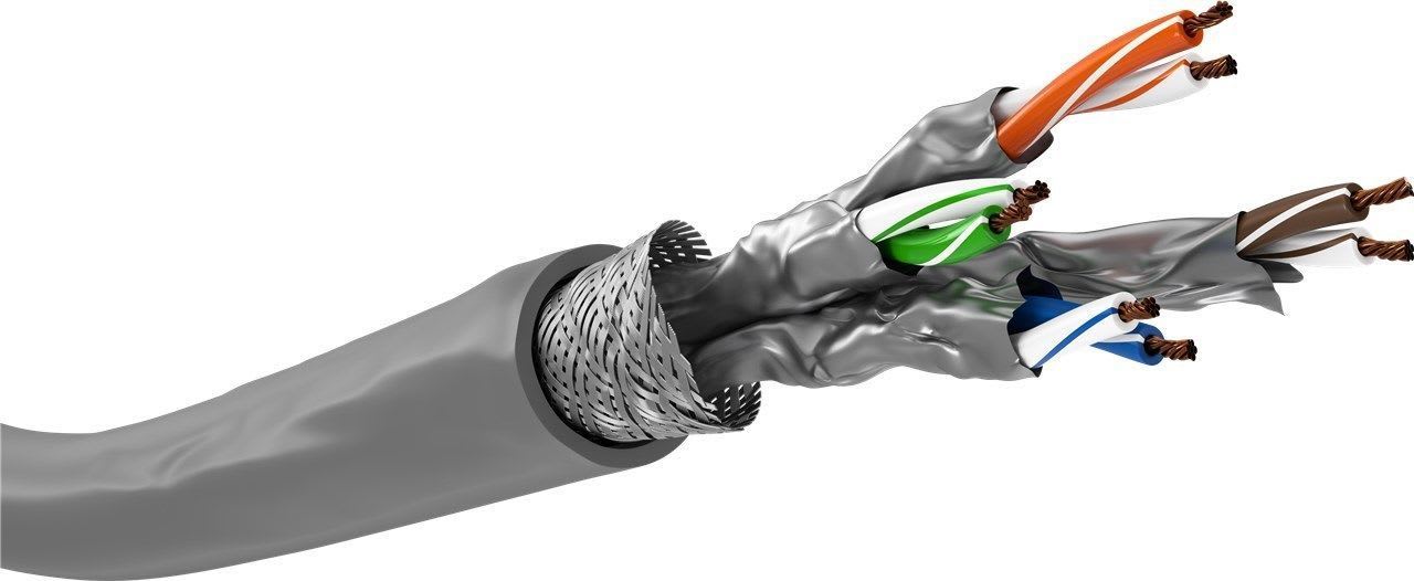 GOOBAY - Tietoverkkokaapeli - Cat6A S/FTP har K50 Fca