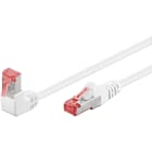 GOOBAY - Kytkentäkaapeli - CAT 6, S/FTP, kulma, 3m, val