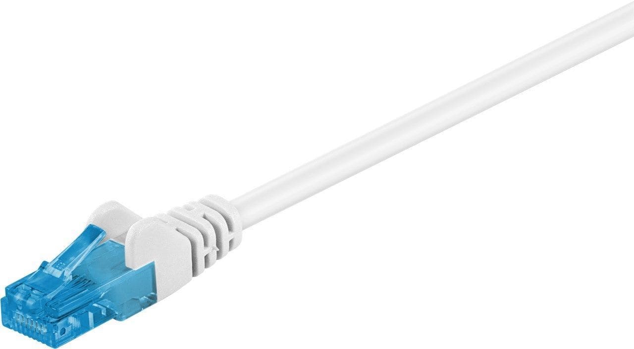 GOOBAY - Kytkentäkaapeli - CAT 6A, U/UTP, 3m, val