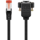 GOOBAY - Kytkentäkaapeli - CAT 6, S/FTP, 2m, mus