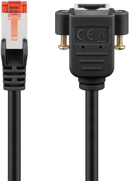 GOOBAY - Kytkentäkaapeli - CAT 6, S/FTP, 3m, mus