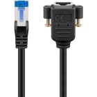 GOOBAY - Kytkentäkaapeli - CAT 6A, S/FTP, 2m, mus