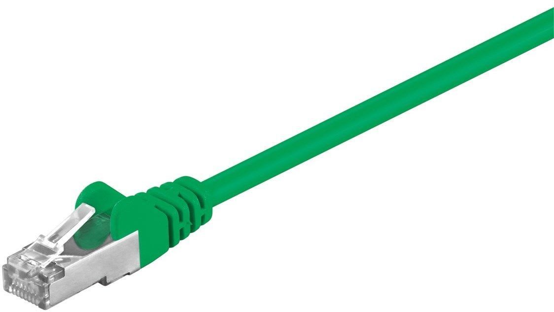 GOOBAY - Kytkentäkaapeli - CAT 5E, SF/UTP, 2m, vih