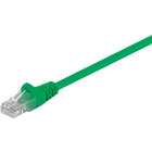 GOOBAY - Kytkentäkaapeli - CAT 5E, U/UTP, 0.5m, vih