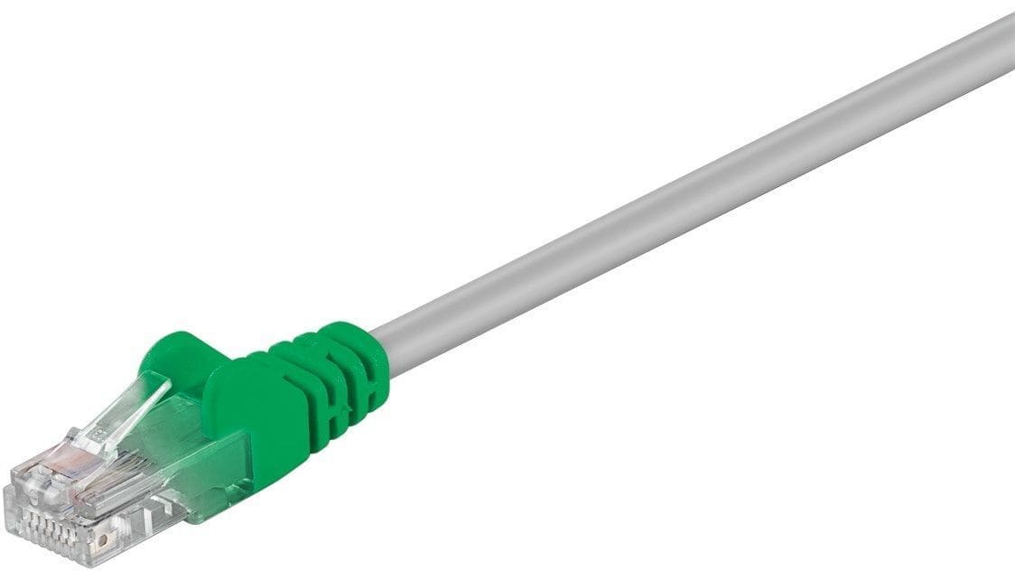 GOOBAY - Kytkentäkaapeli - CAT 5E, U/UTP, xover, 1m, har