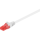 GOOBAY - Kytkentäkaapeli - CAT 6, U/UTP, 1m, val