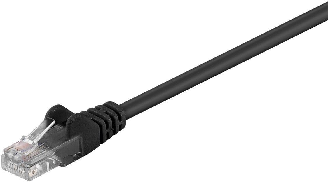GOOBAY - Kytkentäkaapeli - CAT 5E, U/UTP, 15m, mus