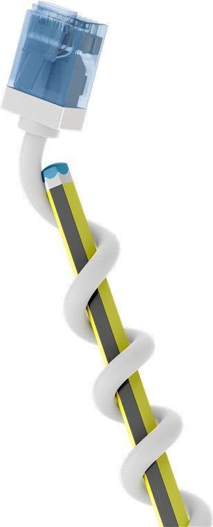 GOOBAY - Kytkentäkaapeli - CAT 6A, U/UTP, jou, ohu, 2m, val