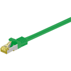 GOOBAY - Kytkentäkaapeli - CAT 6A, 0.25m, vih