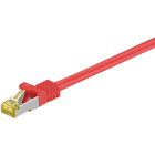 GOOBAY - Kytkentäkaapeli - CAT 6A, 0.5m, pun