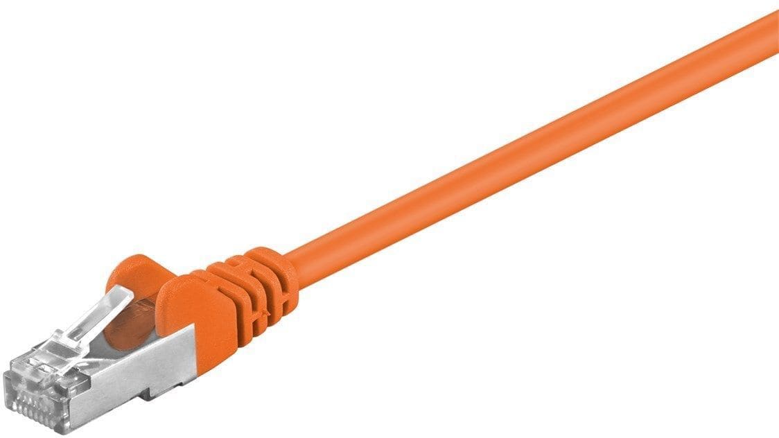 GOOBAY - Kytkentäkaapeli - CAT 5E, SF/UTP, 0.5m, ora