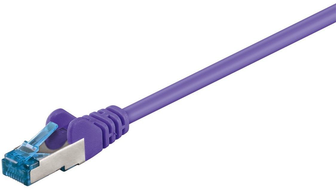 GOOBAY - Kytkentäkaapeli - CAT 6A, S/FTP, 1.5m, vio