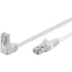 GOOBAY - Kytkentäkaapeli - CAT 5E, F/UTP, kulma, 0.25m, val