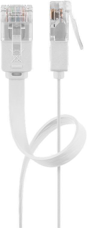 GOOBAY - Kytkentäkaapeli - CAT 6, U/UTP, litt, 1.5m, val