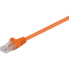 GOOBAY - Kytkentäkaapeli - CAT 5E, U/UTP, 1m, ora