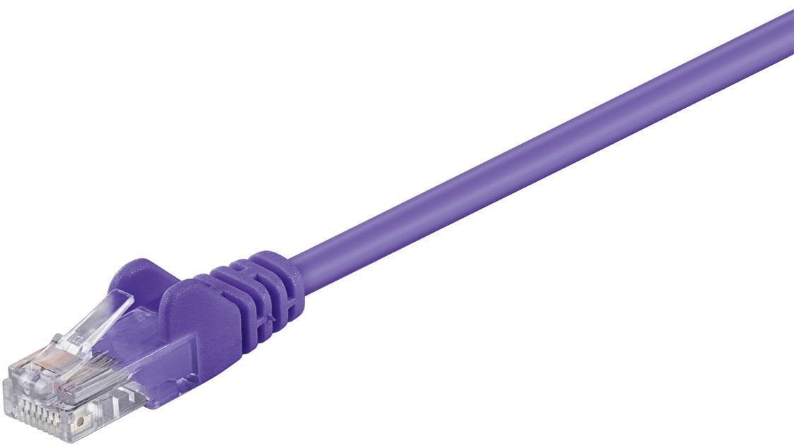 GOOBAY - Kytkentäkaapeli - CAT 5E, U/UTP, 5m, vio