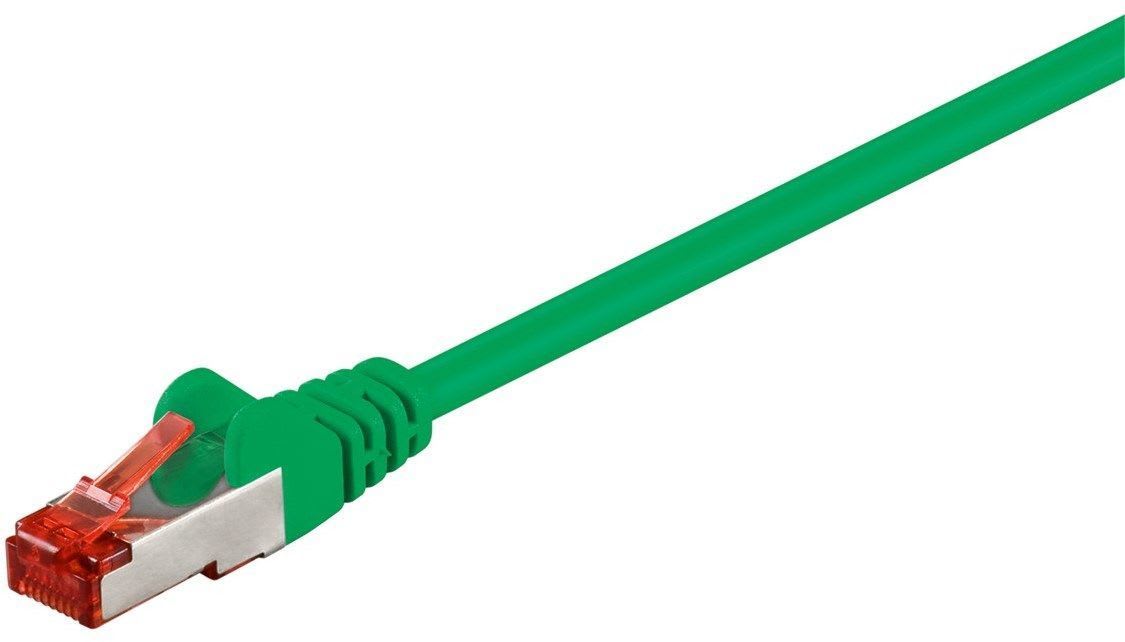 GOOBAY - Kytkentäkaapeli - CAT 6, S/FTP, 0.5m, vih