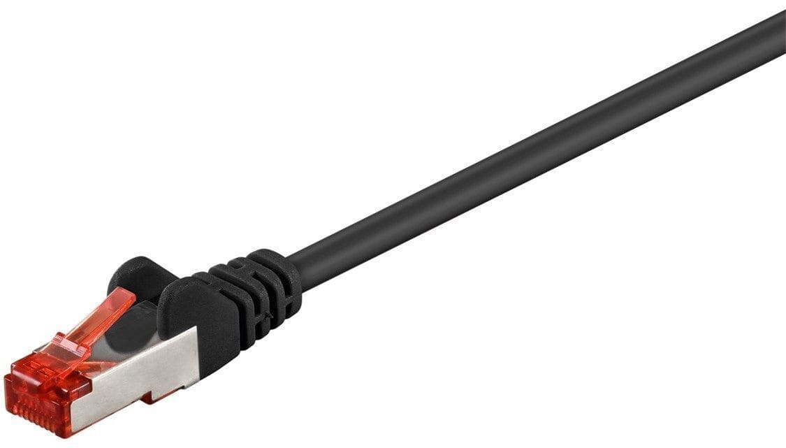 GOOBAY - Kytkentäkaapeli - CAT 6, S/FTP, 0.5m, mus
