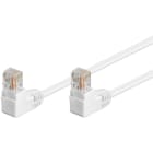 GOOBAY - Kytkentäkaapeli - CAT 5E, U/UTP, kulma, 1m, val