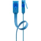 GOOBAY - Kytkentäkaapeli - CAT 6A, U/UTP, litt, 0.5m, sin