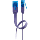 GOOBAY - Kytkentäkaapeli - CAT 6A, U/UTP, litt, 0.5m, vio
