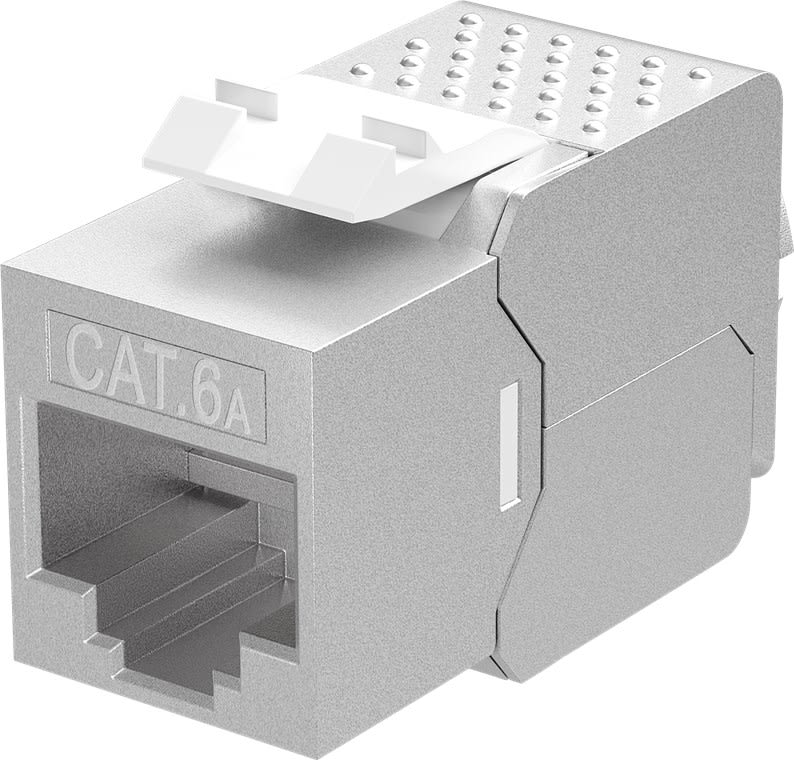GOOBAY - Liitin-CAT6a - Keystone RJ45 CAT 6A, STP, ohut