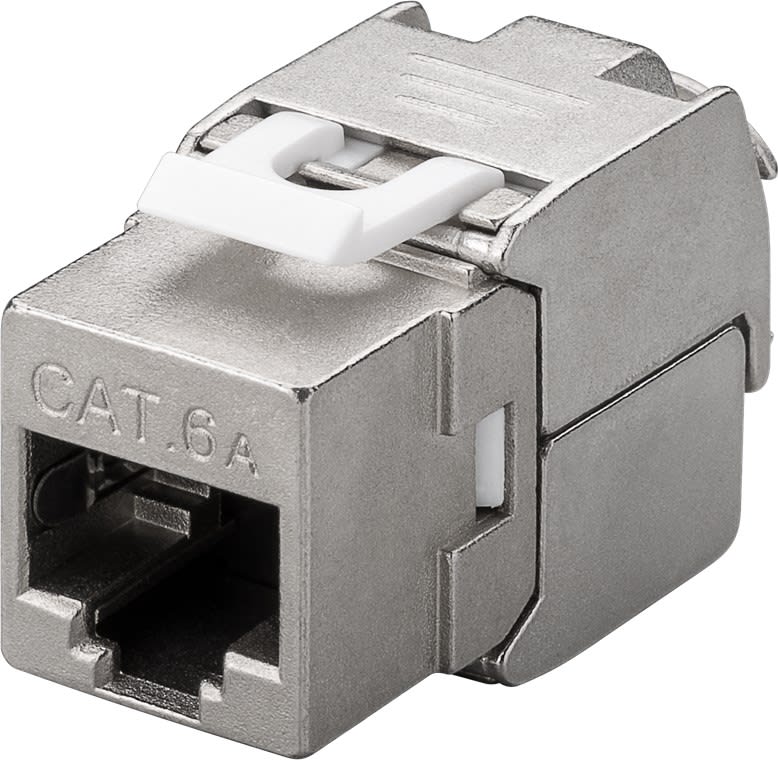 GOOBAY - Liitin-CAT6a - Keystone RJ45 CAT 6A, STP, ohut