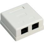 GOOBAY - AV-rasia - 2-os RJ45-rasia, CAT 6, UTP