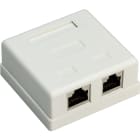 GOOBAY - AV-rasia - 2-os RJ45-rasia, CAT 6, STP