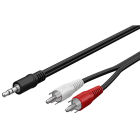 GOOBAY - Liitosjohto - 3,5 mm - stereo RCA 3m