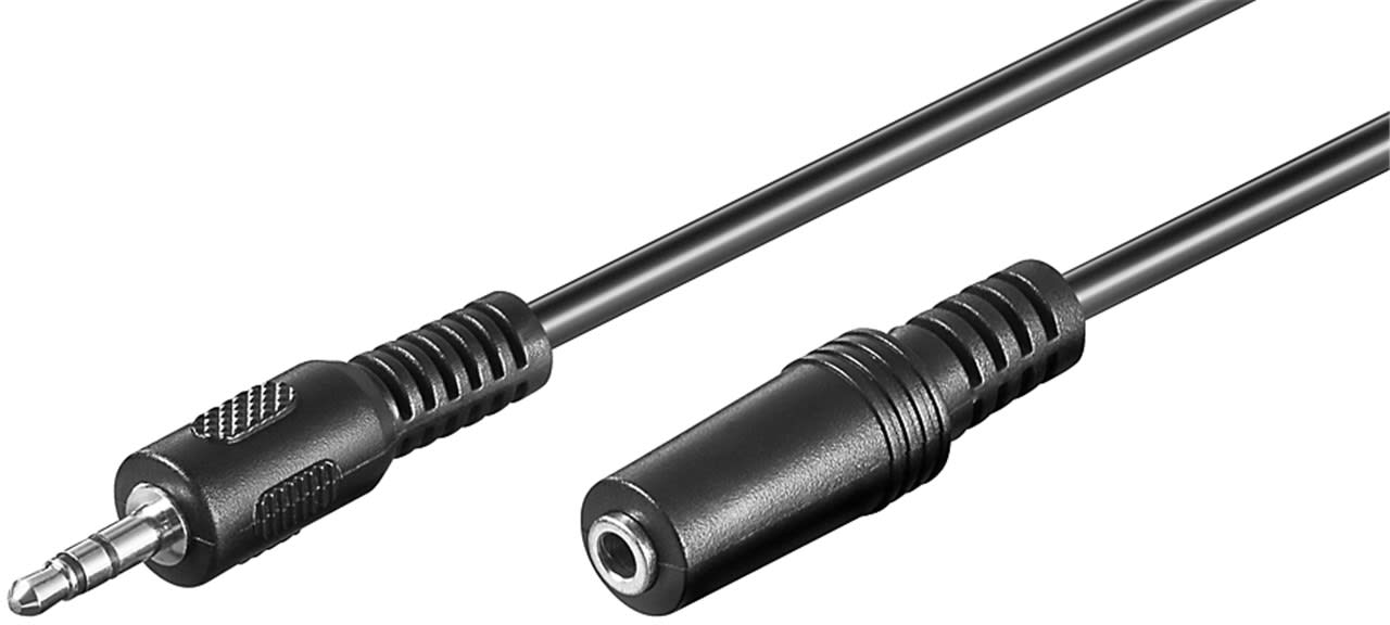 GOOBAY - Liitosjohto - AUX 3pin uros/naaras 10 m