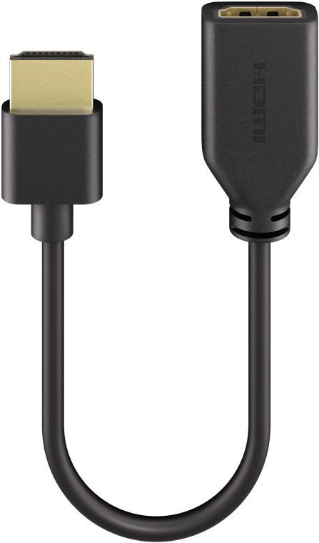 GOOBAY - Videokaapeli - HDMI? flex -sovitin slim