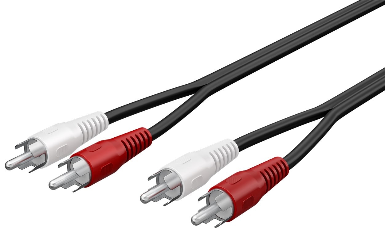 GOOBAY - Liitosjohto - 2RCA uros/uros 0,5 m