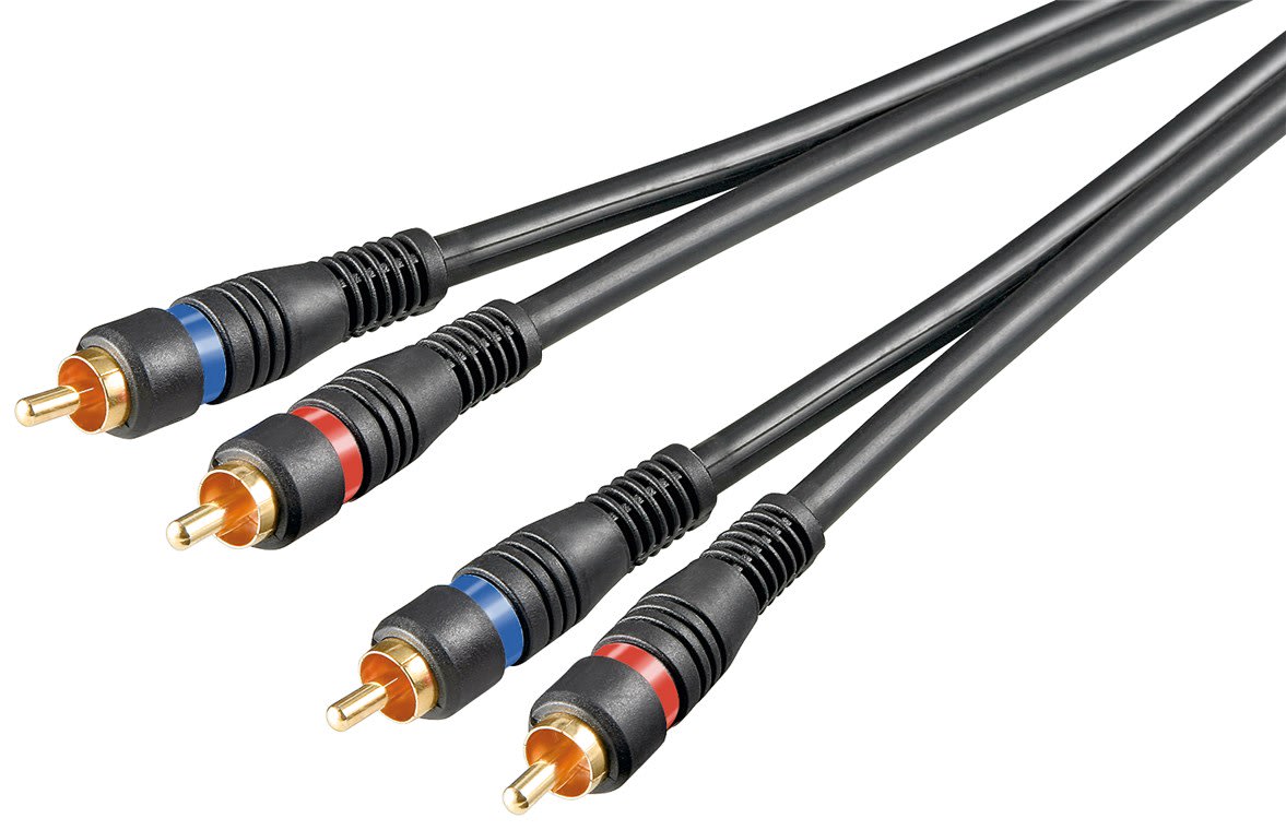 GOOBAY - Liitosjohto - 2RCA uros/uros 10 m