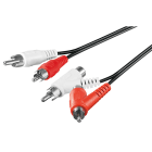 GOOBAY - Liitosjohto - 2RCA uros > 2RCA uros/naar 1,5m