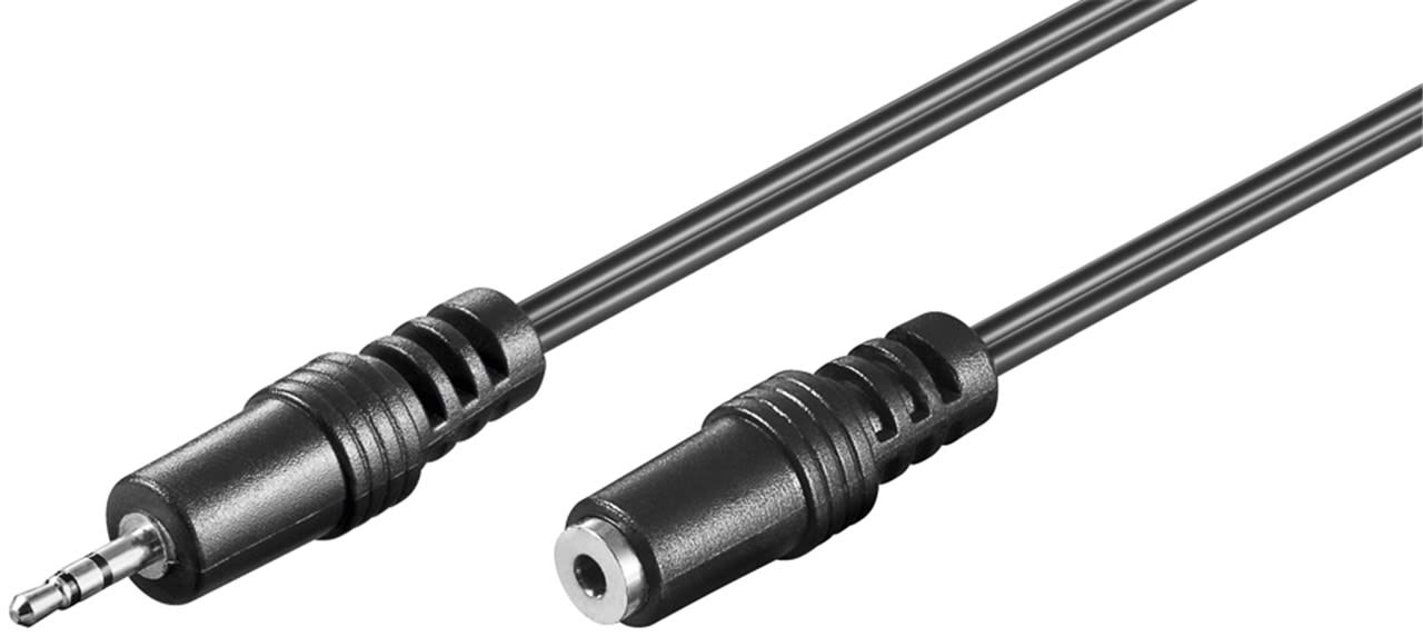 GOOBAY - Liitosjohto - 2,5 mm uros/naaras stereo 2 m