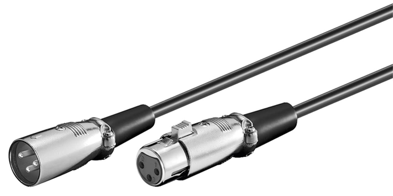 GOOBAY - Liitosjohto - XLR uros/naaras 2 m