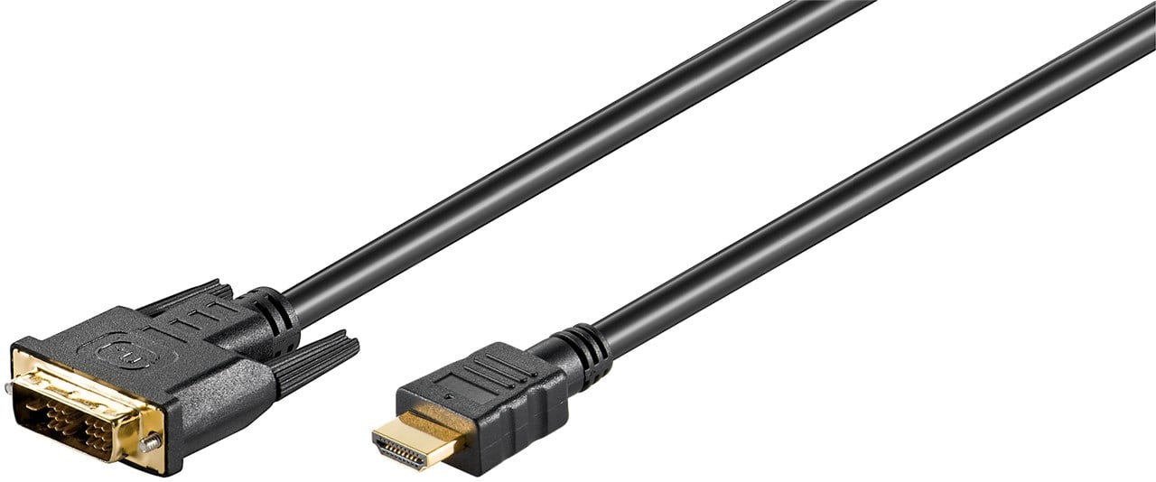 GOOBAY - Videokaapeli - DVI-D/HDMI 2 m