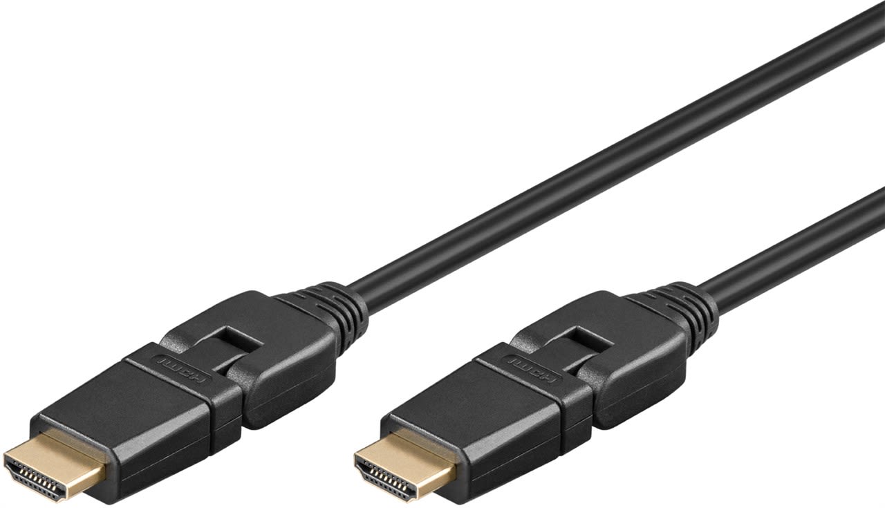 GOOBAY - Videokaapeli - High Speed HDMI 360° 5m