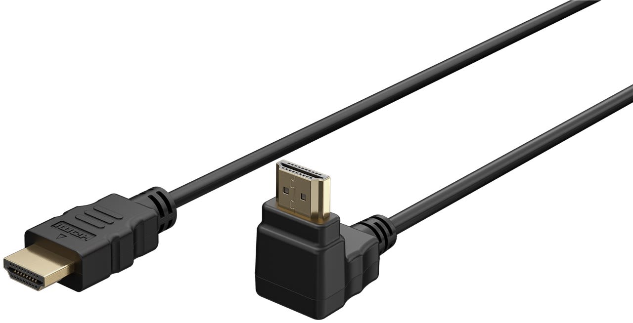GOOBAY - Videokaapeli - High Speed HDMI 90° 5m