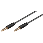 GOOBAY - Liitosjohto - 3,5mm 4-pole M-M stereo 1m