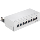 GOOBAY - Paneeli-kupari - CAT 6a minipaneeli, 8 porttia